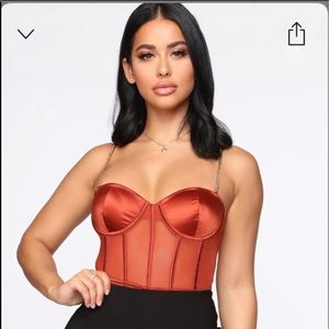 Fashion Nova chained bodysuit